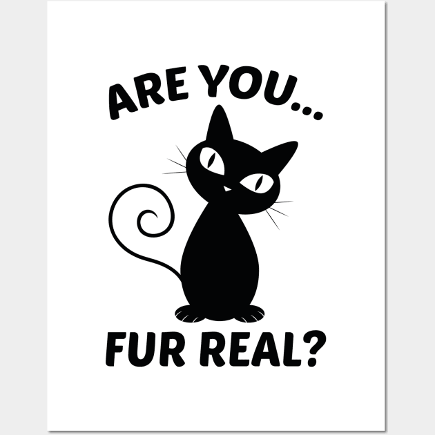 Are You Fur Real? Wall Art by AmazingVision